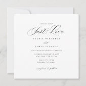 四角モダン書平野結婚式招待状 招待状 (正面)