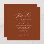 四角モダン書平野結婚式招待状 招待状 (正面/裏面)