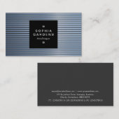 四角ラベル01a – クロムチューブ 名刺 (正面/裏面)