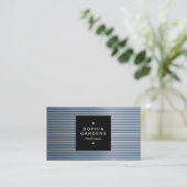 四角ラベル01a – クロムチューブ 名刺 (スタンド正面)