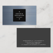 四角ラベル01a – クロムチューブ 名刺 (正面/裏面)