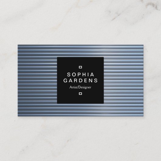 四角ラベル01a – クロムチューブ 名刺 (正面)