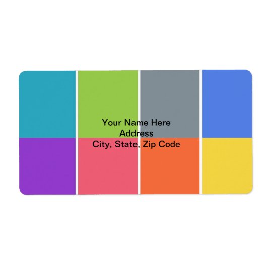 四角ラベル ラベル (正面)