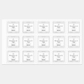 四角ラベル ラベル (シート)