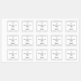 四角ラベル ラベル