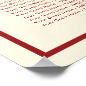 四角ロゴ ダブルハピネス 中国風結婚式 ポスター (角)