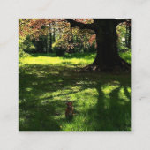 四角形で写真付きのスクエア名刺 スクエア名刺 (裏面)