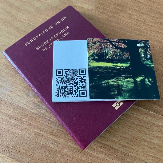 四角形で写真付きのスクエア名刺 スクエア名刺