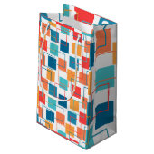 四角形とアウトライン スモールペーパーバッグ (裏面アングル)