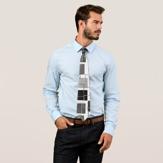 四角形とアウトライン ネクタイ (インサイチュ)