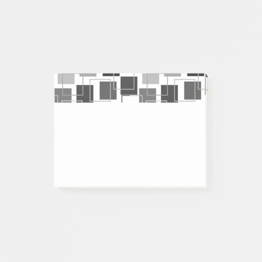 四角形とアウトライン ポストイット (正面)