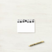 四角形とアウトライン ポストイット (デスク上)