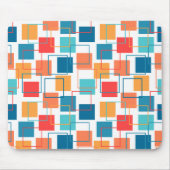 四角形とアウトライン マウスパッド (正面)