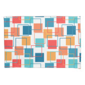 四角形とアウトライン 枕カバー (正面)