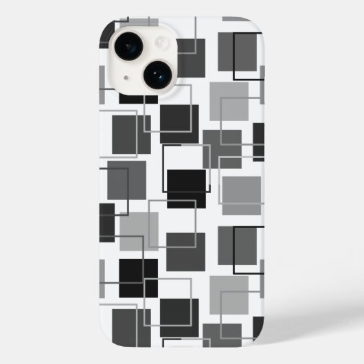 四角形とアウトライン Case-Mate iPhoneケース (裏面)