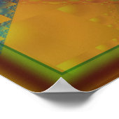 四角形と三角形 ポスター (角)