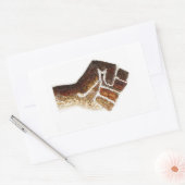 四角形のシール 長方形シール (封筒)