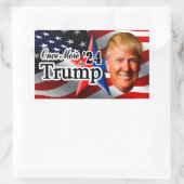 四角形のシール 長方形シール (バッグ)