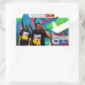 四角形のシール 長方形シール (バッグ)