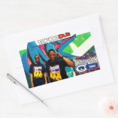 四角形のシール 長方形シール (封筒)