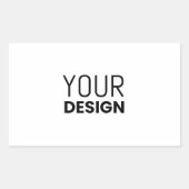 四角形のシール 長方形シール (正面)