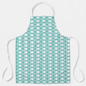 四角形のドットカスタムパターン エプロン (正面)