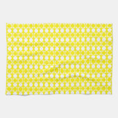 四角形のドットカスタムパターン キッチンタオル (横)