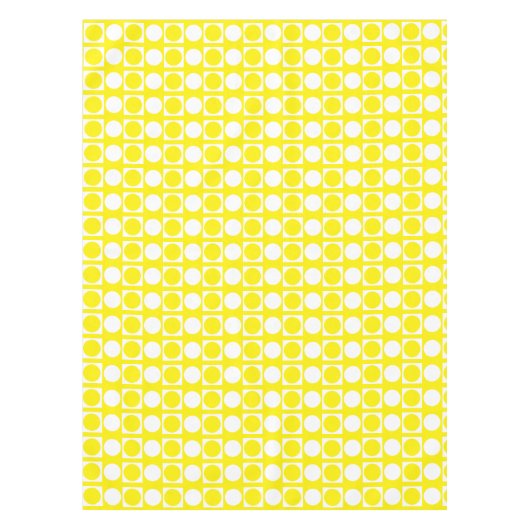 四角形のドットカスタムパターン テーブルクロス (正面)