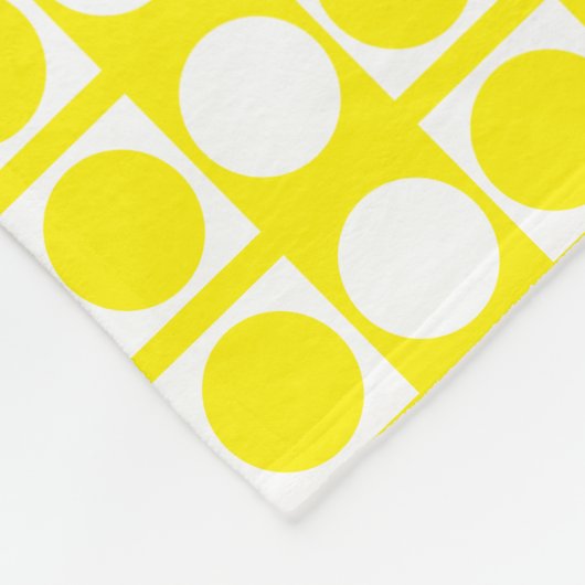 四角形のドットカスタムパターン フリースブランケット (角)