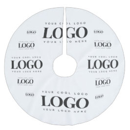 四角形のビジネス用ロゴカスタムパターンの追加 ブラッシュドポリエステルツリースカート