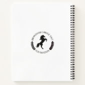 四角形のマークが付いたBranthamマップノートブック ノートブック (裏面)