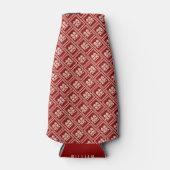 四角形の二重クラシック幸福中国の結婚 ボトルクーラー (正面)