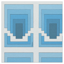 四角形の抽象芸術（青）