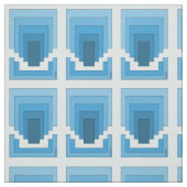 四角形の抽象芸術（青） ファブリック (見本)