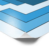 四角形の抽象芸術（青） フォトプリント            (角)