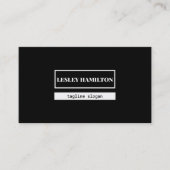 四角形の枠 名刺 (正面)