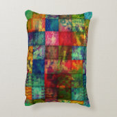 四角形の遠くに色 アクセントクッション (裏面(縦))