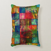 四角形の遠くに色 アクセントクッション (正面(垂直))