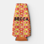 四角形を積み上げて暖かい ボトルクーラー (正面)