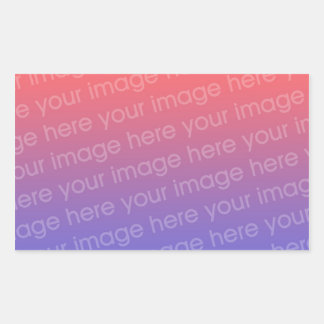 四角形ステッカー写真4 x 3 長方形シール