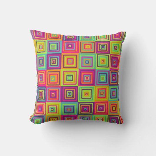 四角形パターン クッション (正面)