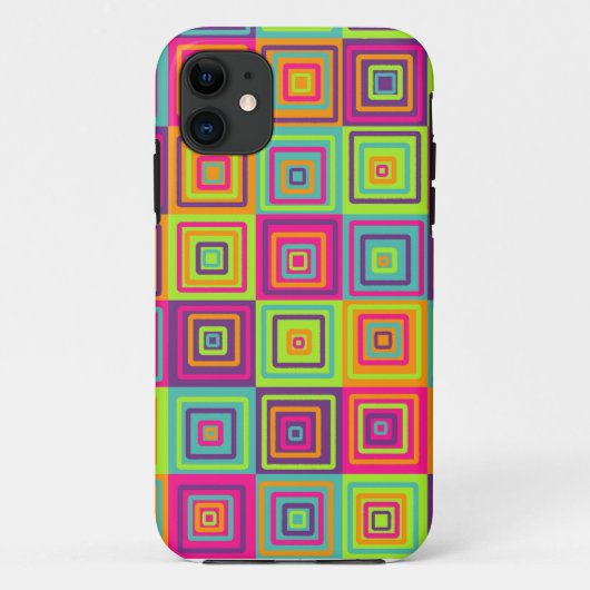 四角形パターン Case-Mate iPhoneケース (裏面)
