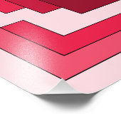 四角形抽象芸術（赤） フォトプリント            (角)