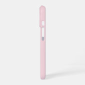 四角形抽象芸術（赤） iPhone 16ケース (左側面)
