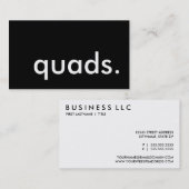 四角形 名刺 (正面/裏面)