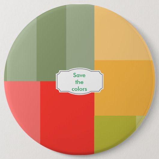 四角形(&L) 缶バッジ (正面)