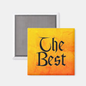 四角最高の形の磁石 マグネット (正面/裏面)