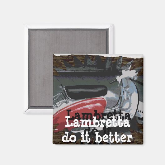 四角磁石 マグネット (正面/裏面)