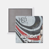 四角磁石 マグネット (正面/裏面)