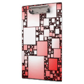 四角赤と白形踊りクリップボード クリップボード (左)